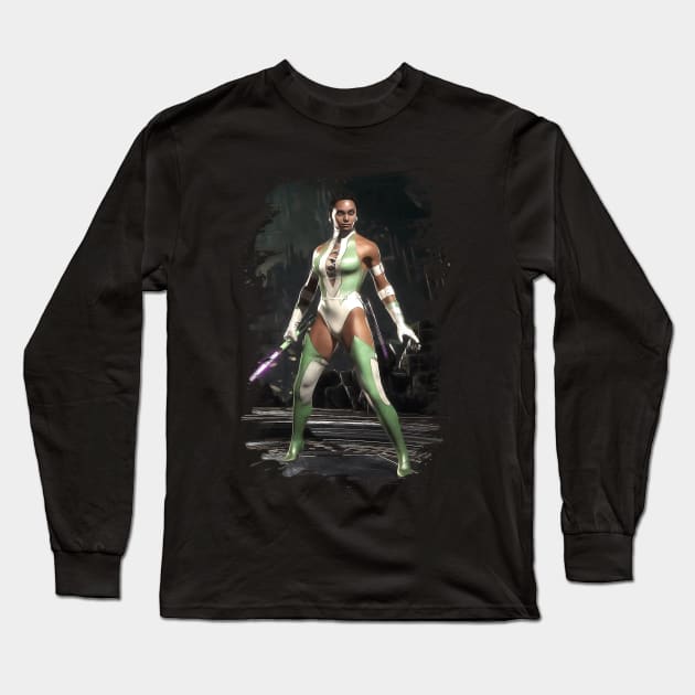 Mortal Kombat 11 Jade Print - 47211251 Long Sleeve T-Shirt by Semenov